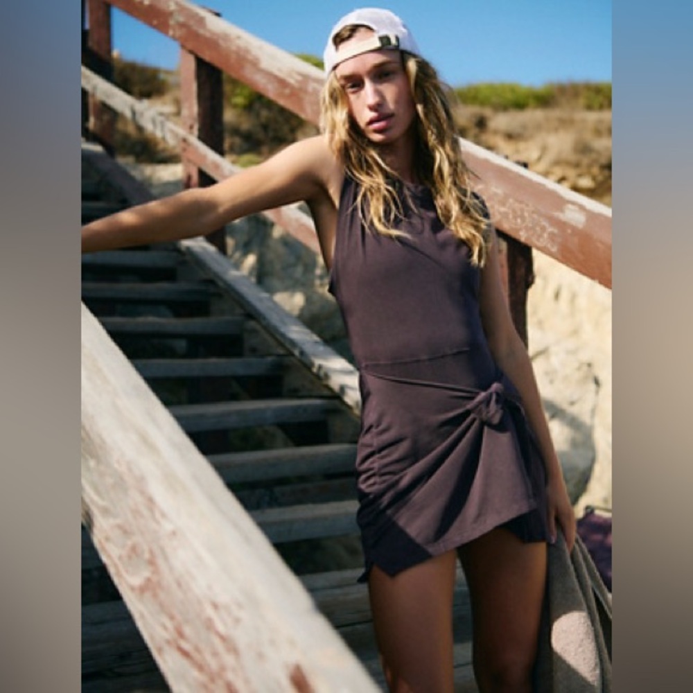 Free People hot shot sarong romper